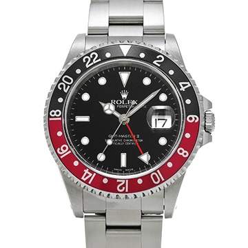 ロレックス GMTマスターII 16710 ブラック メンズ 時計 【中古】【wristwatch】