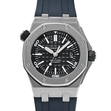 オーデマ ピゲ ロイヤルオーク オフショア ダイバー 15703ST.OO.A002CA.01 ブラック メンズ 時計 【中古】【wristwatch】