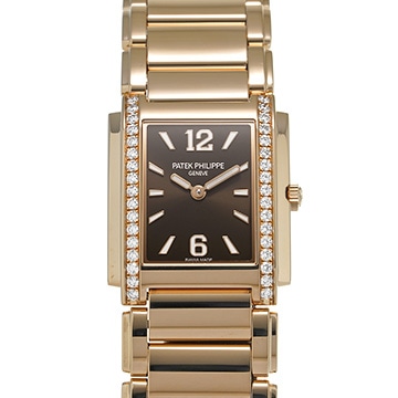 パテック フィリップ トゥエンティ-4 4910/1201R-001 ブラウン レディース 時計 【中古】【wristwatch】
