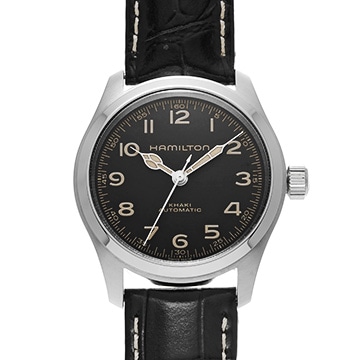 ハミルトン カーキ フィールド マーフ オート H70405730 ブラック メンズ 時計 【中古】【wristwatch】