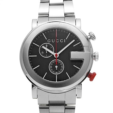 グッチ G-クロノ YA101361 ブラック メンズ 時計 【中古】【wristwatch】