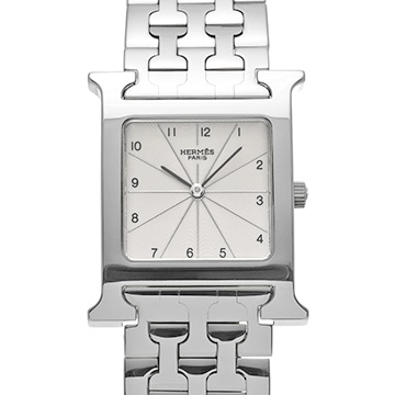 エルメス Hウォッチ HH1.510.260/4805 シルバー ユニセックス 時計 【中古】【wristwatch】