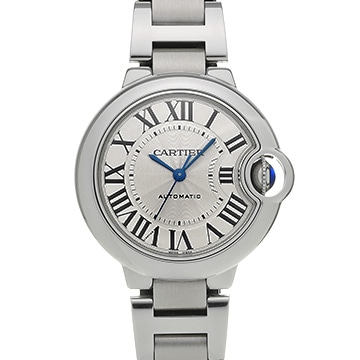 カルティエ バロンブルー ドゥ カルティエ 33mm W6920071 シルバー ユニセックス 時計 【中古】【wristwatch】