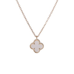 ヴァン クリーフ&アーペル スウィートアルハンブラネックレス ゴールド K18イエローゴールド YG レディース ジュエリー 【中古】【jewelry】