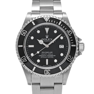 ロレックス シードゥエラー 16600 ブラック メンズ 時計 【中古】【wristwatch】