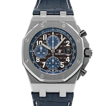 オーデマ ピゲ ロイヤルオーク オフショア クロノグラフ 26470ST.OO.A099CR.01 ブラウン/ブルー メンズ 時計 【中古】【wristwatch】
