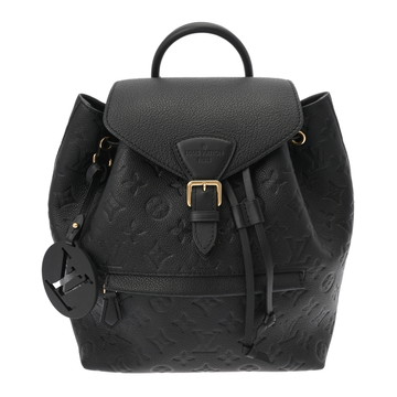 ルイ ヴィトン モノグラムアンプラント モンスリ PM ノワール M45205 レザー レディース バッグ 【中古】【bag】