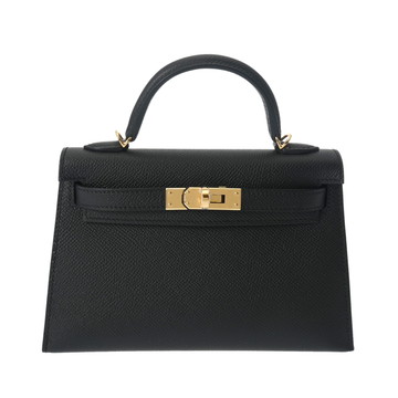 エルメス ミニケリー2 2WAY ブラック ヴォーエプソン レディース バッグ 【未使用】【bag】