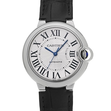 カルティエ バロンブルー ドゥ カルティエ 36mm W69017Z4 シルバー ユニセックス 時計 【中古】【wristwatch】