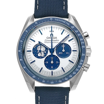 オメガ スピードマスター ムーンウォッチ コーアクシャル マスタークロノメーター シルバー スヌーピーアワード 310.32.42.50.02.001 シルバー/ブルー メンズ 時計 【中古】【wristwatch】