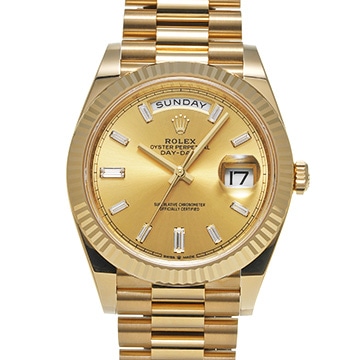 ロレックス デイデイト 40 228238A シャンパン/ダイヤモンド メンズ 時計 【新品】【wristwatch】