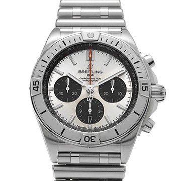ブライトリング クロノマット B01 42 AB0134101G1A1 シルバー/ブラック メンズ 時計 【中古】【wristwatch】