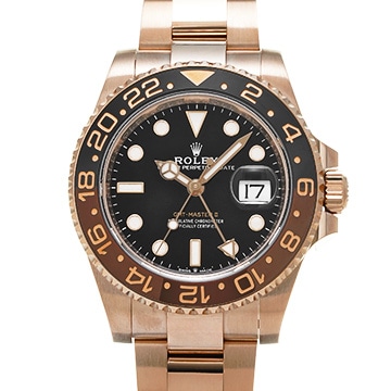 ロレックス GMTマスターII 126715CHNR ブラック メンズ 時計 【中古】【wristwatch】