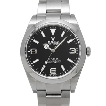 ロレックス エクスプローラー 214270 ブラック メンズ 時計 【中古】【wristwatch】