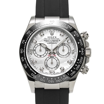 ロレックス コスモグラフ デイトナ 116519LNNG ホワイトシェル/ダイヤモンド メンズ 時計 【中古】【wristwatch】
