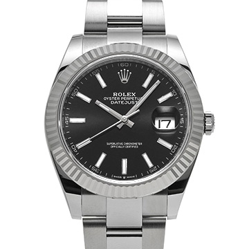 ロレックス デイトジャスト 41 126334 ブライトブラック メンズ 時計 【新品】【wristwatch】