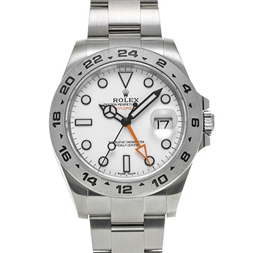 ロレックス エクスプローラーII 216570 ホワイト メンズ 時計 【中古】【wristwatch】