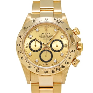 ロレックス コスモグラフ デイトナ 16528G シャンパン/ダイヤモンド メンズ 時計 【中古】【wristwatch】