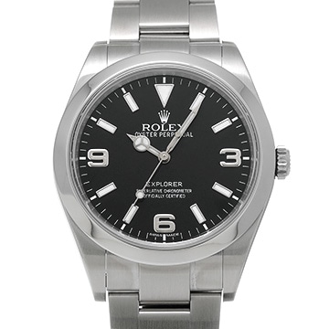ロレックス エクスプローラー 214270 ブラック メンズ 時計 【中古】【wristwatch】