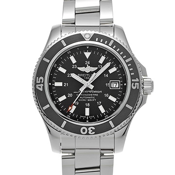 ブライトリング スーパーオーシャン II 42 A17365C9/BF71 ブラック メンズ 時計 【中古】【wristwatch】