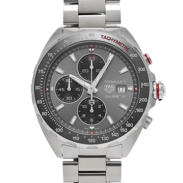 タグ ホイヤー フォーミュラ1 キャリバー16 クロノグラフ CAZ2012.BA0876 グレー/ブラック メンズ 時計 【中古】【wristwatch】