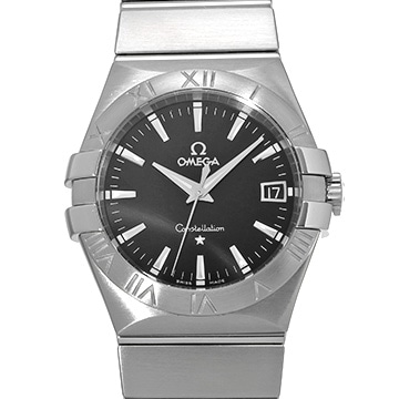 オメガ コンステレーション クォーツ 123.10.35.60.01.001 ブラック メンズ 時計 【中古】【wristwatch】