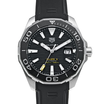 タグ ホイヤー アクアレーサー キャリバー5 WAY201A.FT6069 ブラック メンズ 時計 【中古】【wristwatch】