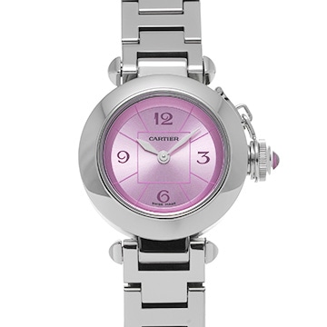 カルティエ ミスパシャ 1stアニバーサリー W3140023 ピンク レディース 時計 【中古】【wristwatch】
