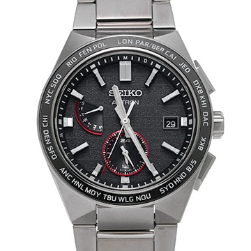 セイコー アストロン ネクスター SBXY075 ブラック メンズ 時計 【中古】【wristwatch】
