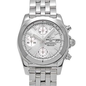 ブライトリング クロノマット 38 スリークT W1331012/A774 ホワイトシェル メンズ 時計 【中古】【wristwatch】