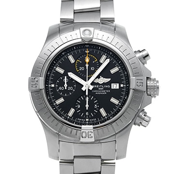ブライトリング アベンジャー クロノグラフ 45 A13317101B1A1 ブラック メンズ 時計 【中古】【wristwatch】