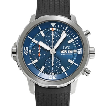 IWC アクアタイマー クロノグラフ エクスペディション ジャック=イヴ・クストー IW376805 ブルー メンズ 時計 【中古】【wristwatch】