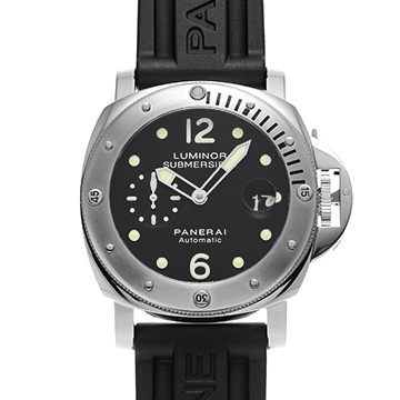 パネライ ルミノール サブマーシブル PAM00024 ブラック メンズ 時計 【中古】【wristwatch】