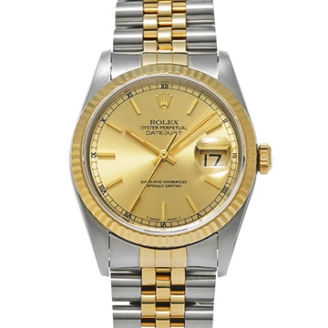 ロレックス デイトジャスト 16233 シャンパン メンズ 時計 【中古】【wristwatch】