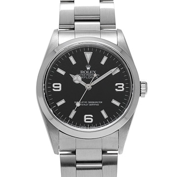 ロレックス エクスプローラー 14270 ブラック メンズ 時計 【中古】【wristwatch】