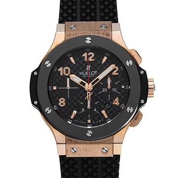 ウブロ ビッグバン ゴールド セラミック 301.PB.131.RX ブラックカーボン メンズ 時計 【中古】【wristwatch】