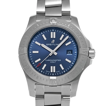 ブライトリング コルト オートマチック 44 A17388101C1A1 ブルー メンズ 時計 【中古】【wristwatch】