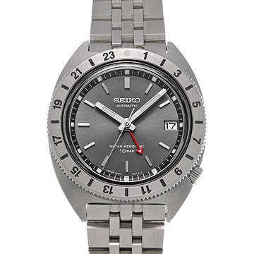 セイコー プロスペックス フィールドマスター ナビゲータータイマー復刻デザイン 限定モデル SBEJ015 グレー メンズ 時計 【中古】【wristwatch】