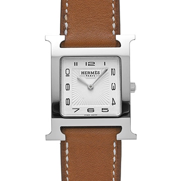 エルメス Hウォッチ HH1.510.833/NOP ホワイト ユニセックス 時計 【中古】【wristwatch】