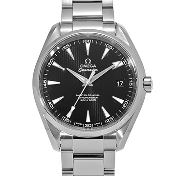 オメガ シーマスター アクアテラ マスターコーアクシャル 231.10.42.21.01.003 ブラック メンズ 時計 【中古】【wristwatch】