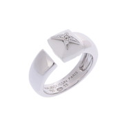 モーブッサン エトワールリング シルバー K18ホワイトゴールド WG レディース ジュエリー 【中古】【jewelry】