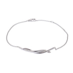 カルティエ アントルラセ ブレスレット シルバー K18ホワイトゴールド WG レディース ジュエリー 【中古】【jewelry】