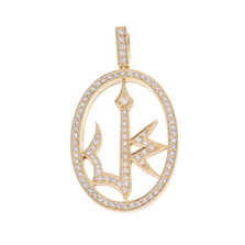 ジュエルスタジオ ロゴモチーフ ペンダントトップ ゴールド 18Kイエローゴールド レディース ジュエリー 【中古】【jewelry】