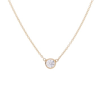 ティファニー バイザヤード ネックレス ゴールド K18イエローゴールド YG レディース ジュエリー 【中古】【jewelry】