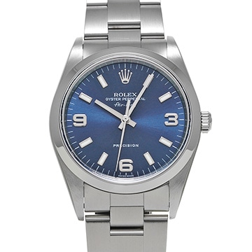 ロレックス エアキング 14000M ブルー メンズ 時計 【中古】【wristwatch】