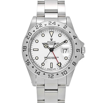 ロレックス エクスプローラーII 16570 ホワイト メンズ 時計 【中古】【wristwatch】