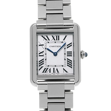 カルティエ タンク ソロ SM W5200013 シルバー レディース 時計 【中古】【wristwatch】