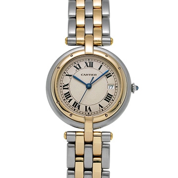 カルティエ パンテール ヴァンドーム LM 183964 アイボリー ユニセックス 時計 【中古】【wristwatch】