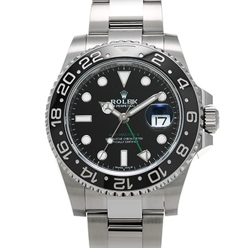 ロレックス GMTマスターII 116710LN ブラック メンズ 時計 【中古】【wristwatch】