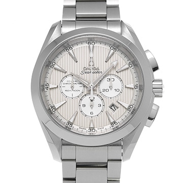 オメガ シーマスター アクアテラ コーアクシャル クロノグラフ 231.10.44.50.09.001 ホワイト/シルバー メンズ 時計 【中古】【wristwatch】